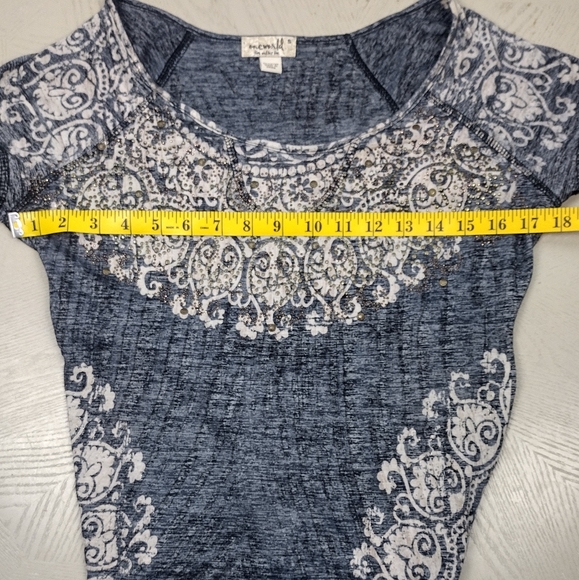 Studded Decorative Accent Top - Picture 4 of 7